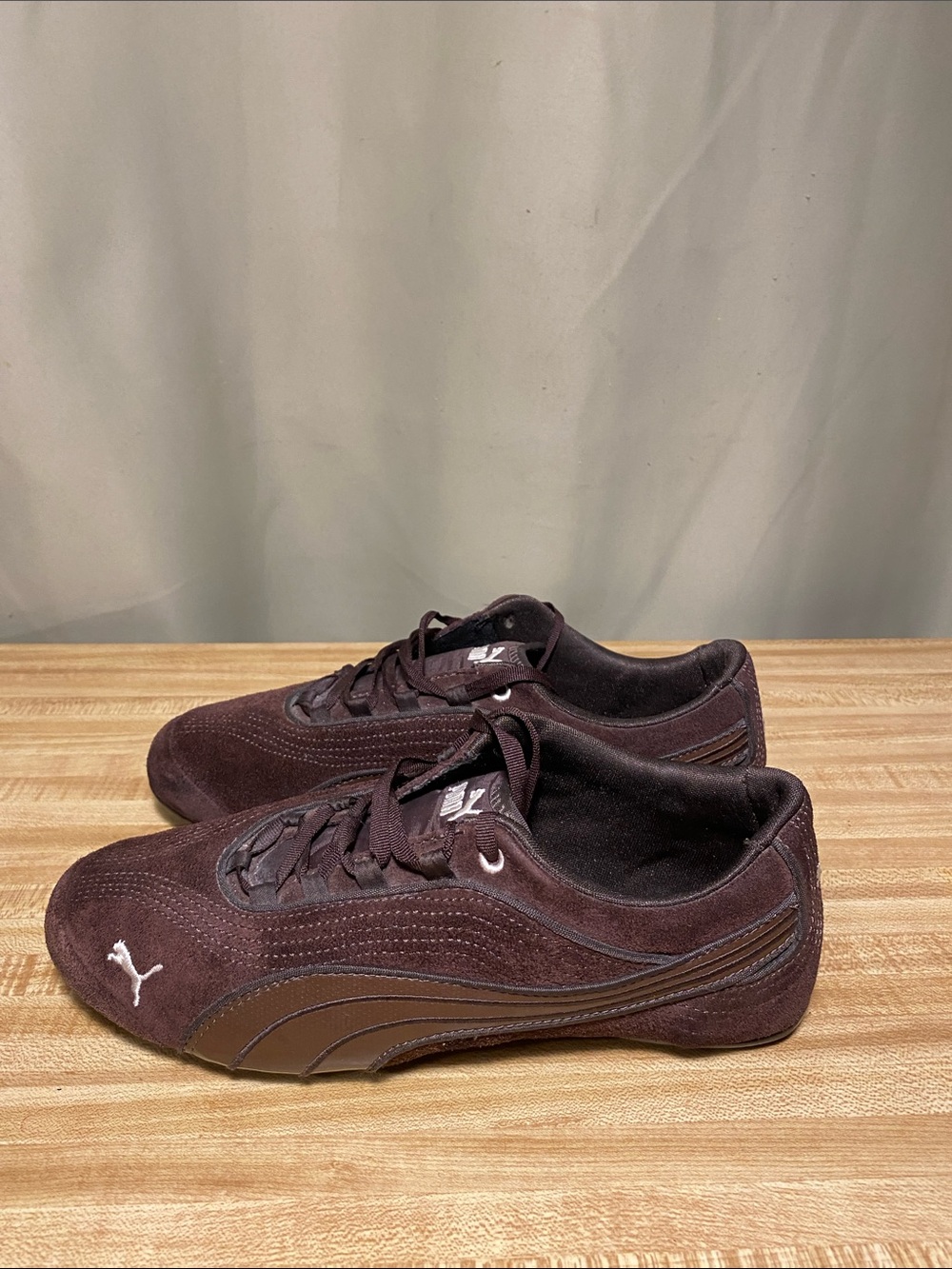 Puma Soleil Sport Brown Suede Women’s Shoes 7.5 - Picture 5 of 6